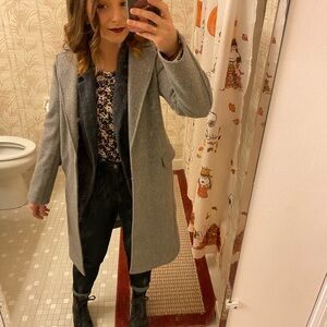 Topshop‎ Classic Gray Trench Coat